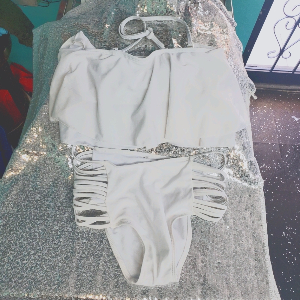 White 2 Piece Bikini
